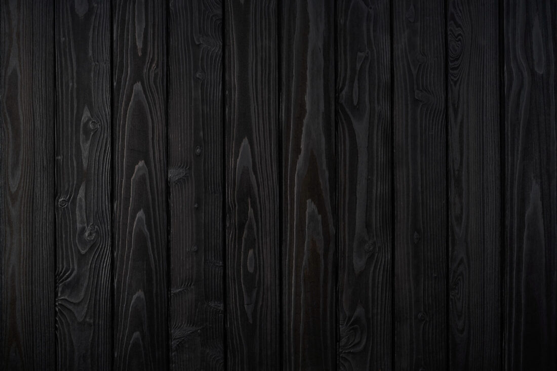 Degmeda Dark Black Larch Shou Sugi Ban wood board