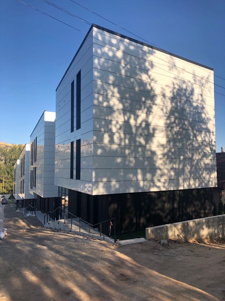 House with Shou Sugi Ban facade cladding