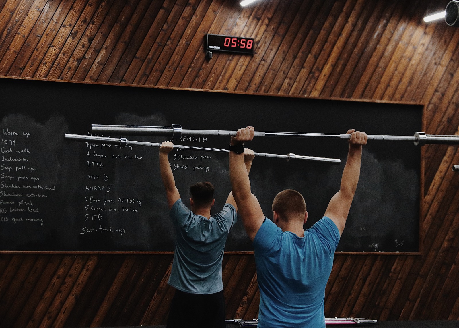 Shou Sugi Ban interior for a gym